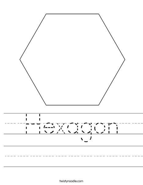 Kindergarten Superkids February 2013 Hexagon Shape For Kindergarten - Hexagon Shape For Kindergarten