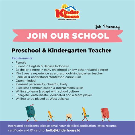 Kindergarten Teacher Jobs In Indonesia Mar 2024 Jobstreet Pre Kindergarten Teacher Jobs - Pre Kindergarten Teacher Jobs