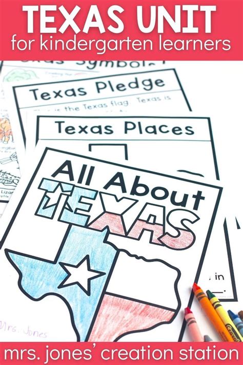 Kindergarten Texas Unit