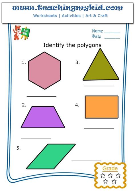 Kindergarten Worksheets Dynamically Created Kindergarten Polygons Worksheet For Kindergarten - Polygons Worksheet For Kindergarten