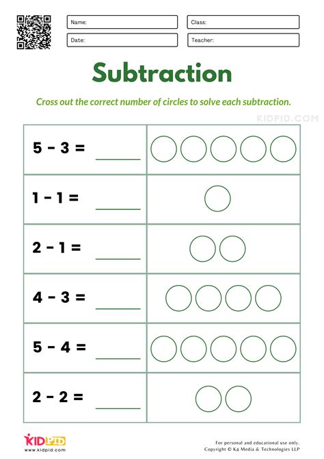 Kindergarten Worksheets Math Subtraction Subtraction Subtraction For Kindergarten Worksheets - Subtraction For Kindergarten Worksheets