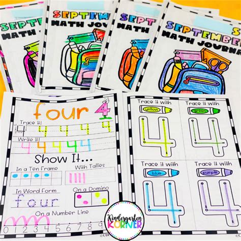 Read Online Kindergarten Daily Math Journals 