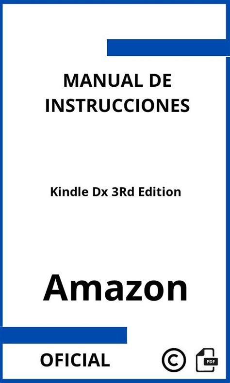 Read Kindle Instructions Manual 3Rd Edition 