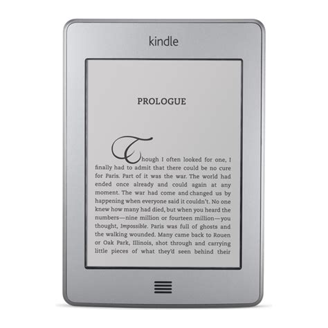 Read Kindle Touch User Guide 