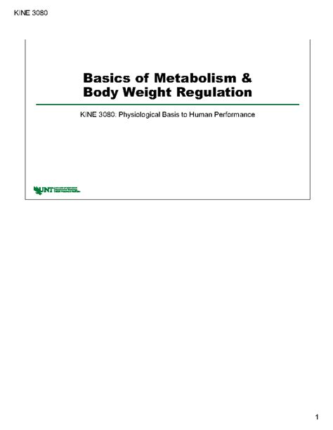 Kine 3080 Exercise Physiology