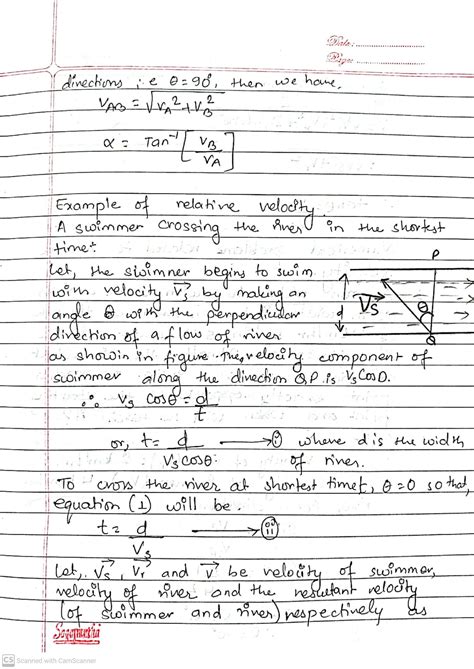 Kinematics Class 11 Notes