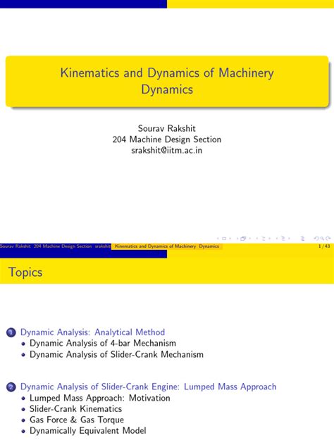 Kinematics Dynamics Of Machines Solutionmartin