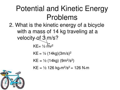 Kinetic And Potential Energy Problems With Solutions