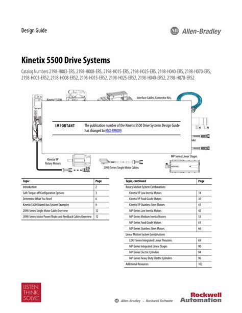 Read Kinetix 5500 Drive Systems Design Guide Literature Library 