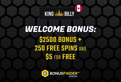king billy casino welcome bonus luct canada