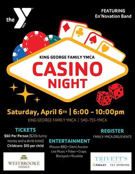 king george ymca casino night blrv