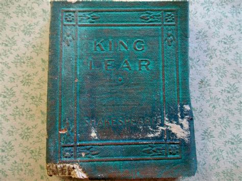 King Lear Book Leather Bound For Sale