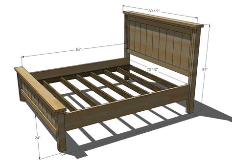 King Size Bed Frame Plans