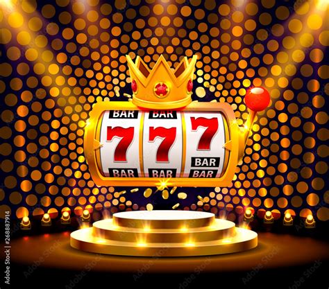 King Slots 777 Banner Casino On The Golden Background  Stock Vector - Slot 777 Login