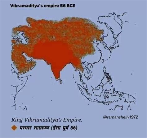 King Vikramaditya Empire Map
