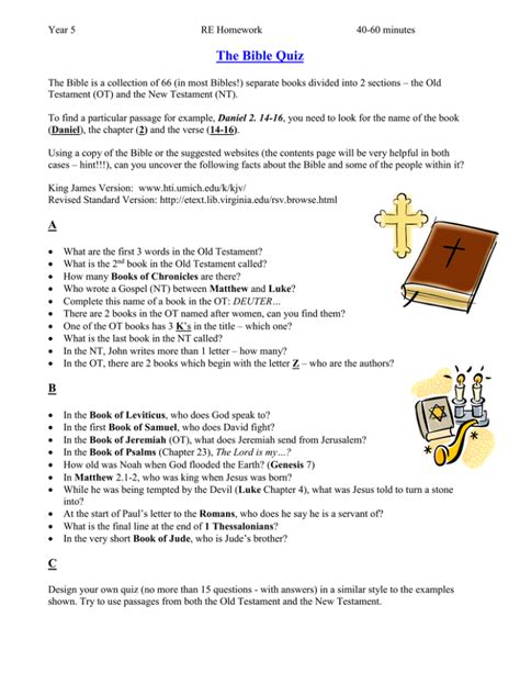 Full Download King James Bible Questions Answers 