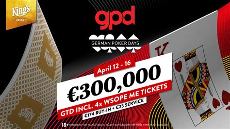 kings casino german poker days 2019 afdp france