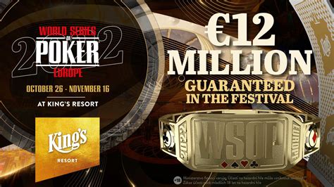 kings casino wsop europe tgtt belgium