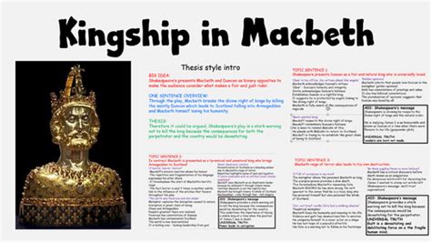 Kingship In Macbeth