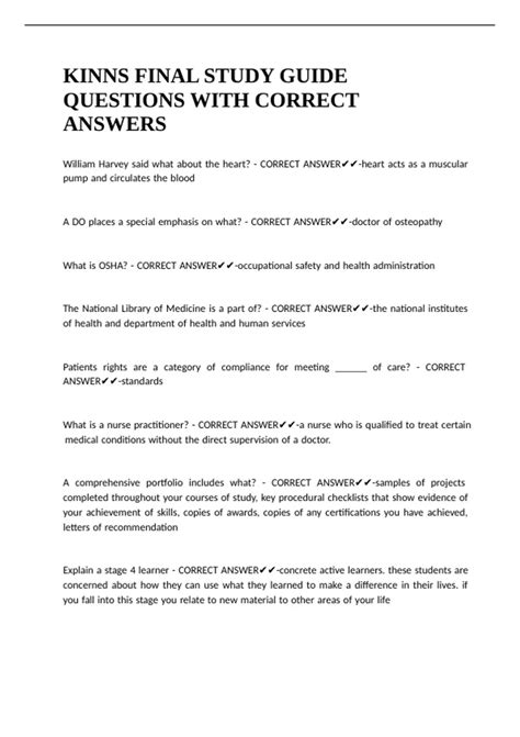 Kinns Study Guide Answers Edition 12