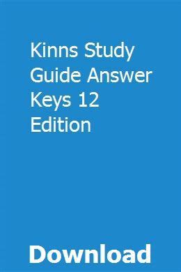 Download Kinns Study Guide 12Th Edition Answer Key 