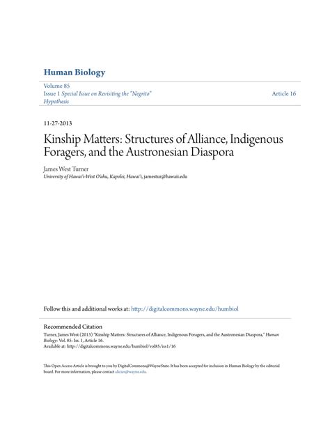 Kinship Matters Structures Of Alliance Indigenous