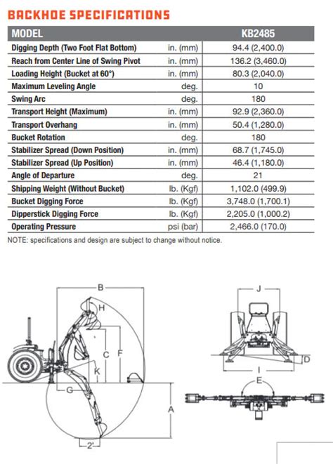 kioti backhoe subframe installation manual