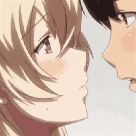 kiss anime gif