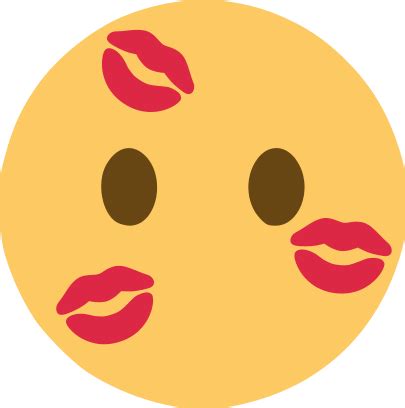 kiss mark emoji meaning