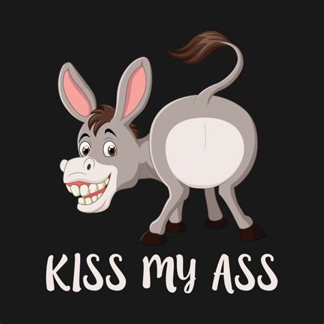 kiss my donkey clipart