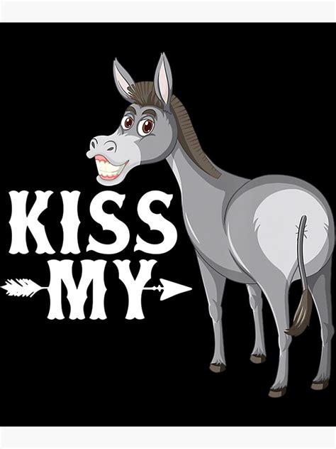 kiss my donkey picture