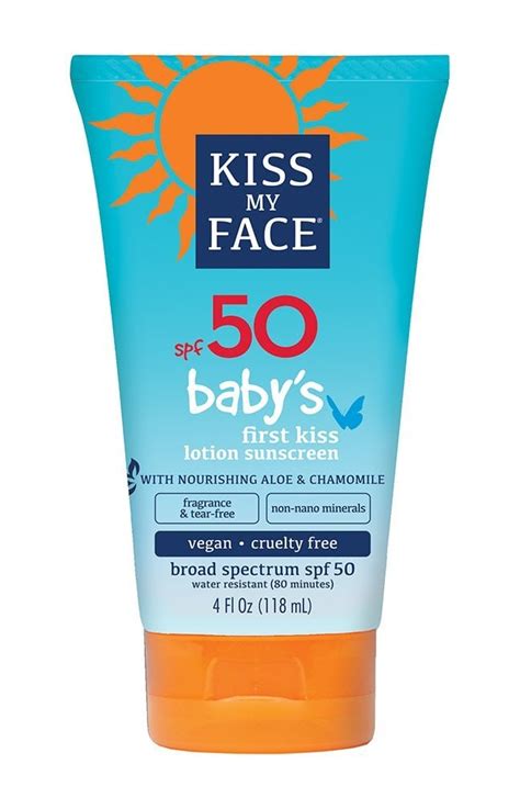 kiss my face babys first kiss sunscreenkiss sunscreen