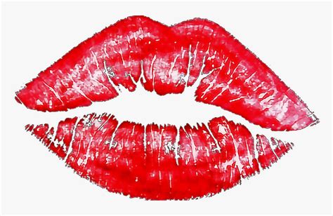 kiss on lips drawing