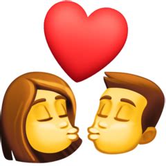 kiss woman man emoji meaning