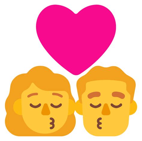 kiss woman man emoji meaning