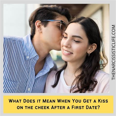 kissing a girl on the cheek meaning english