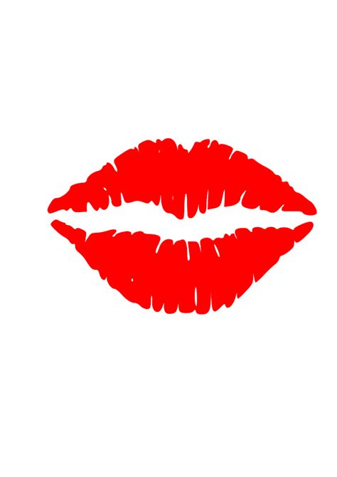 kissing lips clip art