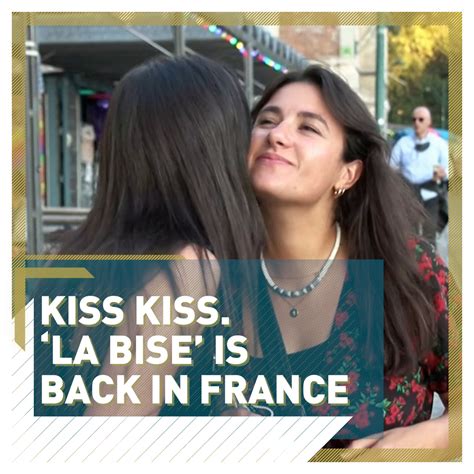 kissing on the cheek is called in french