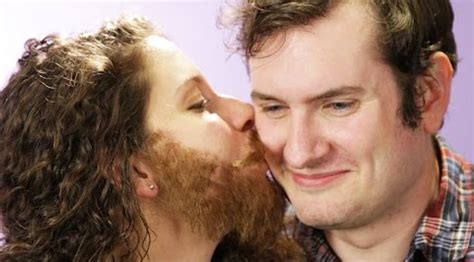 kissing someone with a beard reddit