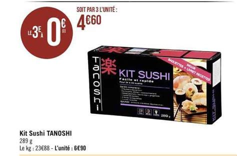 kit sushi geant casino