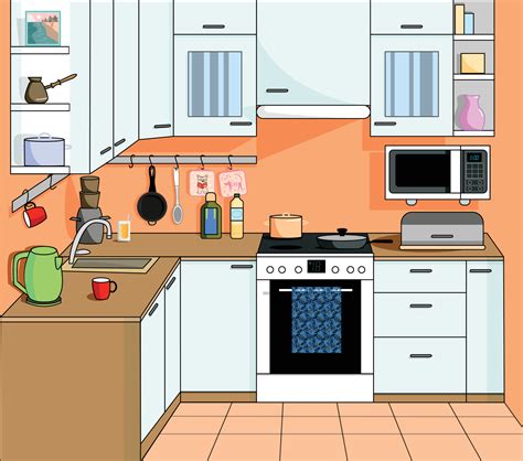 Kitchen Cartoon