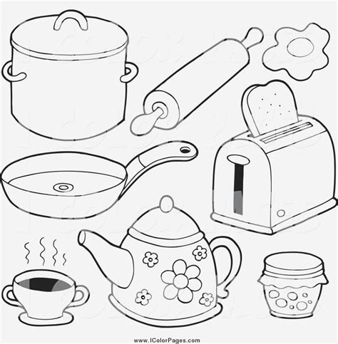Kitchen Items Coloring Pages Coloring Pages Kitchen Utensils Coloring Pages - Kitchen Utensils Coloring Pages