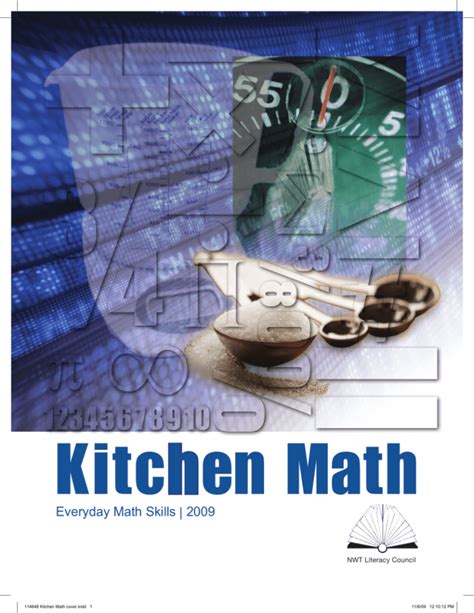Kitchen Math Workbook