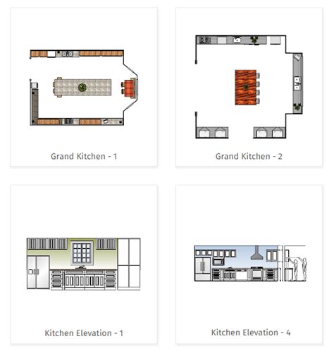 Kitchen Planner Free Online App Smartdraw Kitchen Floor Plan Designer - Kitchen Floor Plan Designer
