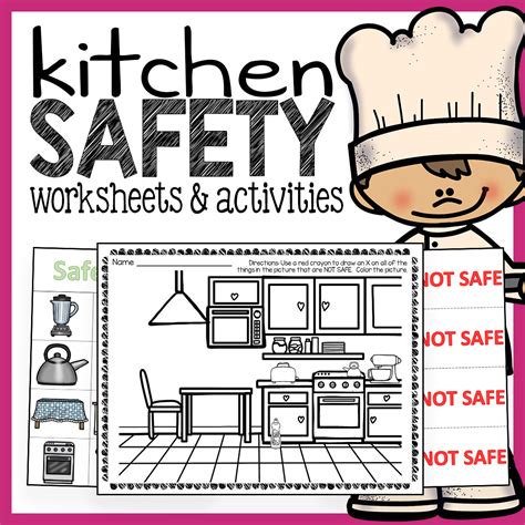 Kitchen Safety For Kids Life Skills Activity Cards Kitchen Safety Lesson Plans - Kitchen Safety Lesson Plans