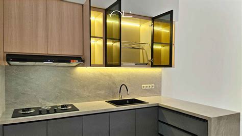 Kitchen Set Aluminium Custom  Home Alplus - Kitchen Set Aluminium Custom