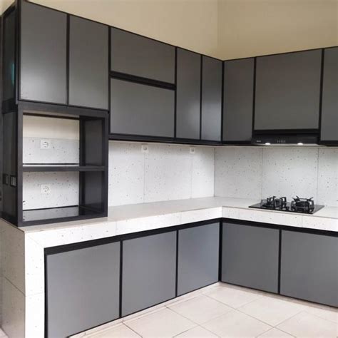 Kitchen Set Aluminium Indonesia  Kitchen Set Aluminium Model Amp Harga Elegan Pak - Kitchen Set Aluminium Indonesia