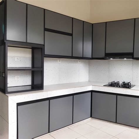 Kitchen Set Aluminium Minimalis  Kitchen Set Aluminium Minimalis Tokopedia - Kitchen Set Aluminium Minimalis