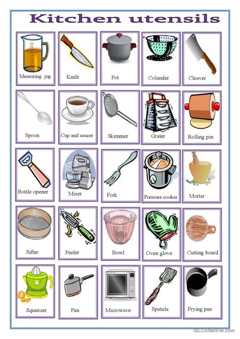 Kitchen Utensils Vocabulary Very Detailed Worksheets Simple Quiz Kitchen Utensils Worksheet Answers - Kitchen Utensils Worksheet Answers