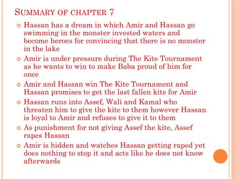 Kite Runner Chapter 7 Summary